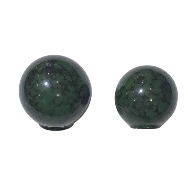 3129 Rounded Forest Marble Marble Plastic Knob