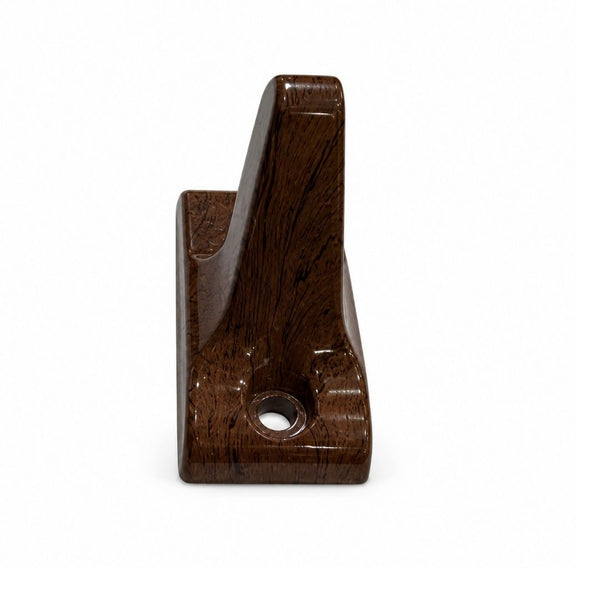 067 Walnut Plastic Hook Hanger