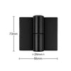 Nylon Black Toilet Partition Set