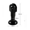 Nylon Black Toilet Partition Set
