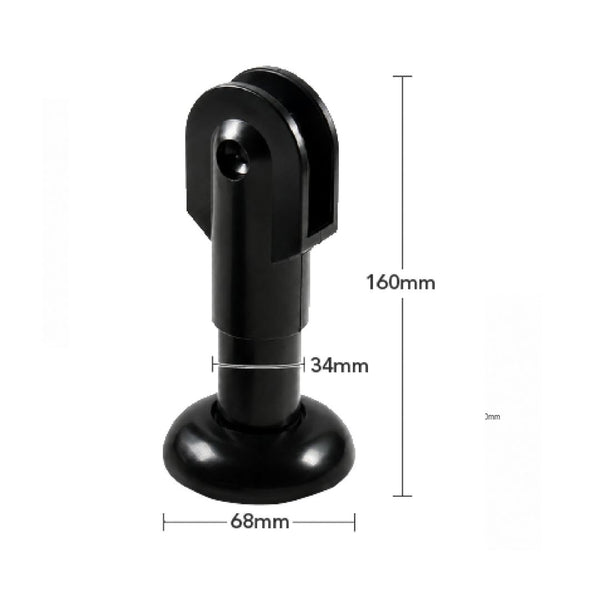 Nylon Black Toilet Partition Set