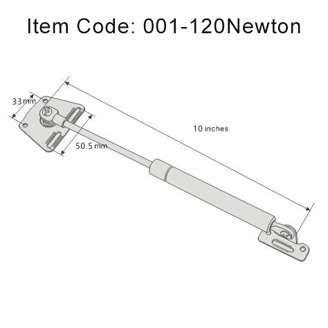 Pneumatic Lid Stay Support for 12kg