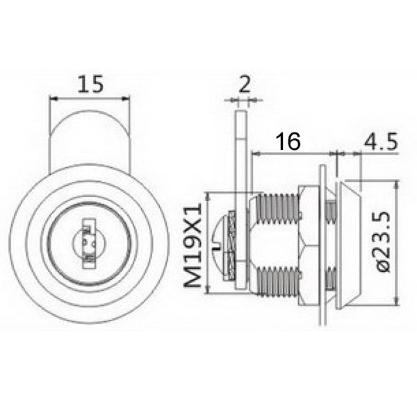 Evergood 103 Cam Lock