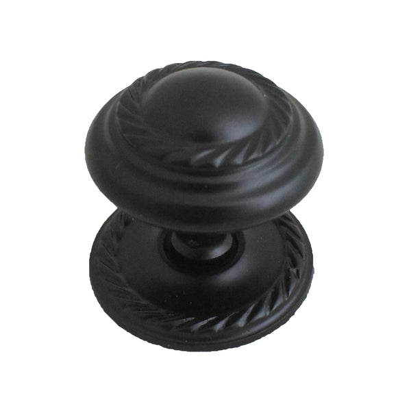 1048 Zinc Alloy Black Powdered Knob
