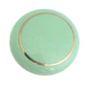 104 Green Ceramic Knob with Golden Ring - Magnificent Marketing (DIY Builders Hardware)