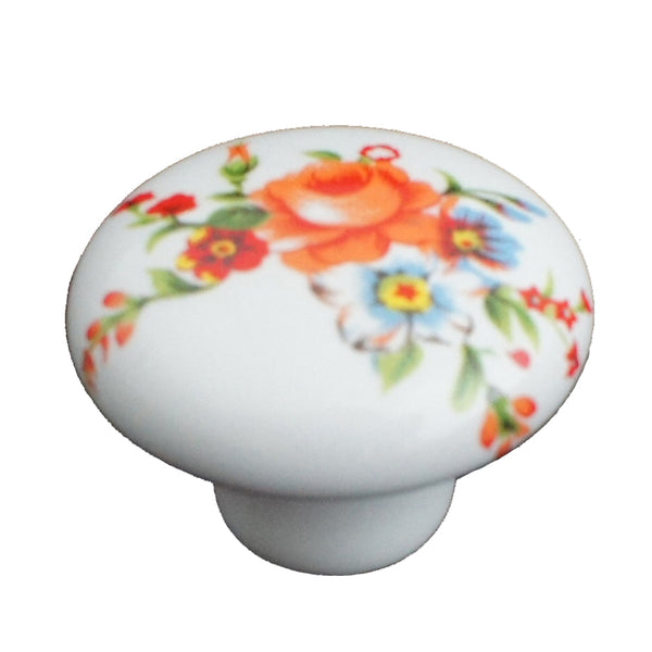 105.45 Ceramic Flower Knob