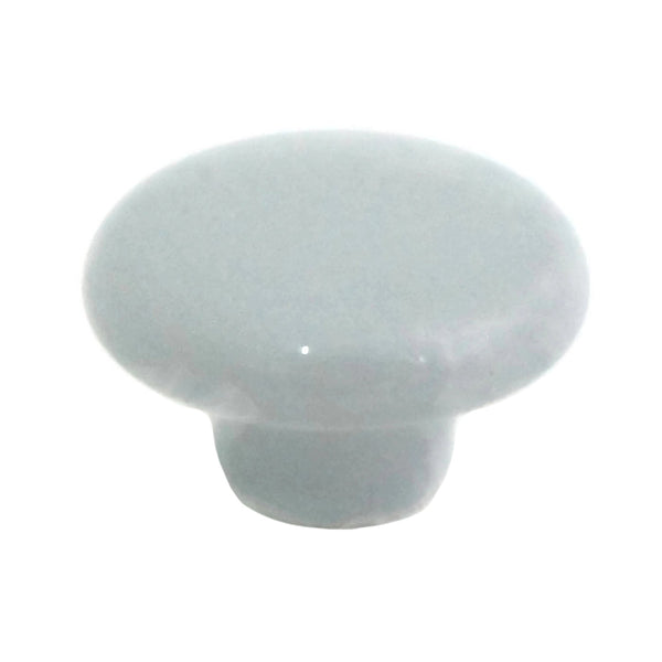 105 Plain Gray Ceramic Knob - Magnificent Marketing (DIY Builders Hardware)