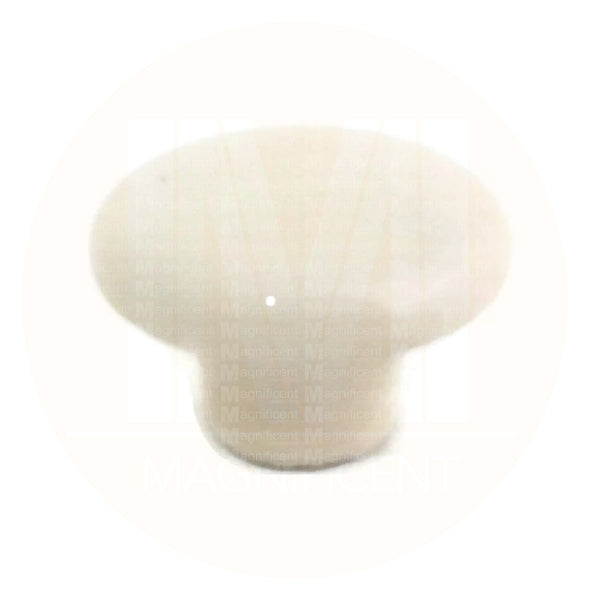 105 Plain Beige Ceramic Knob