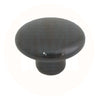 105 Plain Black Ceramic Knob