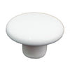 105 Plain White Ceramic Knob - Magnificent Marketing (DIY Builders Hardware)
