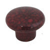 1200 Dark Red Marble Plastic Knob - Magnificent Marketing (DIY Builders Hardware)