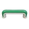 1228 Green White Plastic Pull Handle - Magnificent Marketing (DIY Builders Hardware)