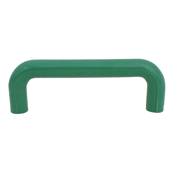 1229 Plain Green Plastic Pull Handle - Magnificent Marketing (DIY Builders Hardware)