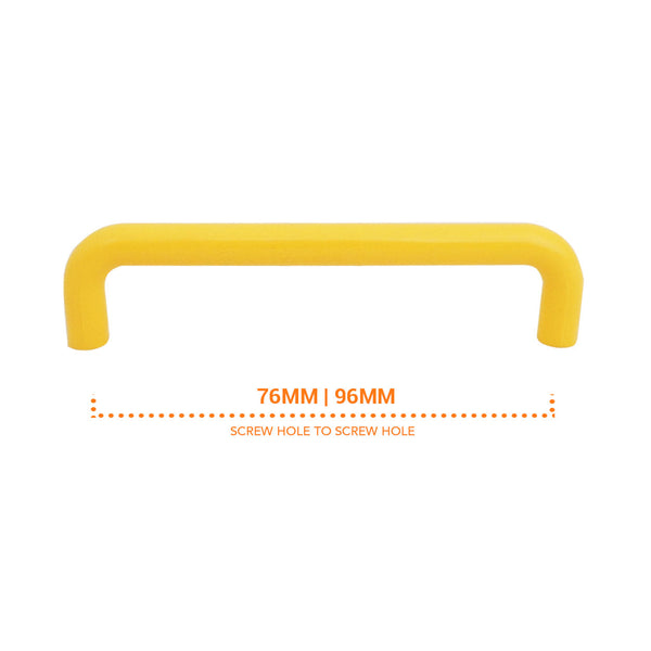 1229 Plain Yellow Plastic Pull Handle