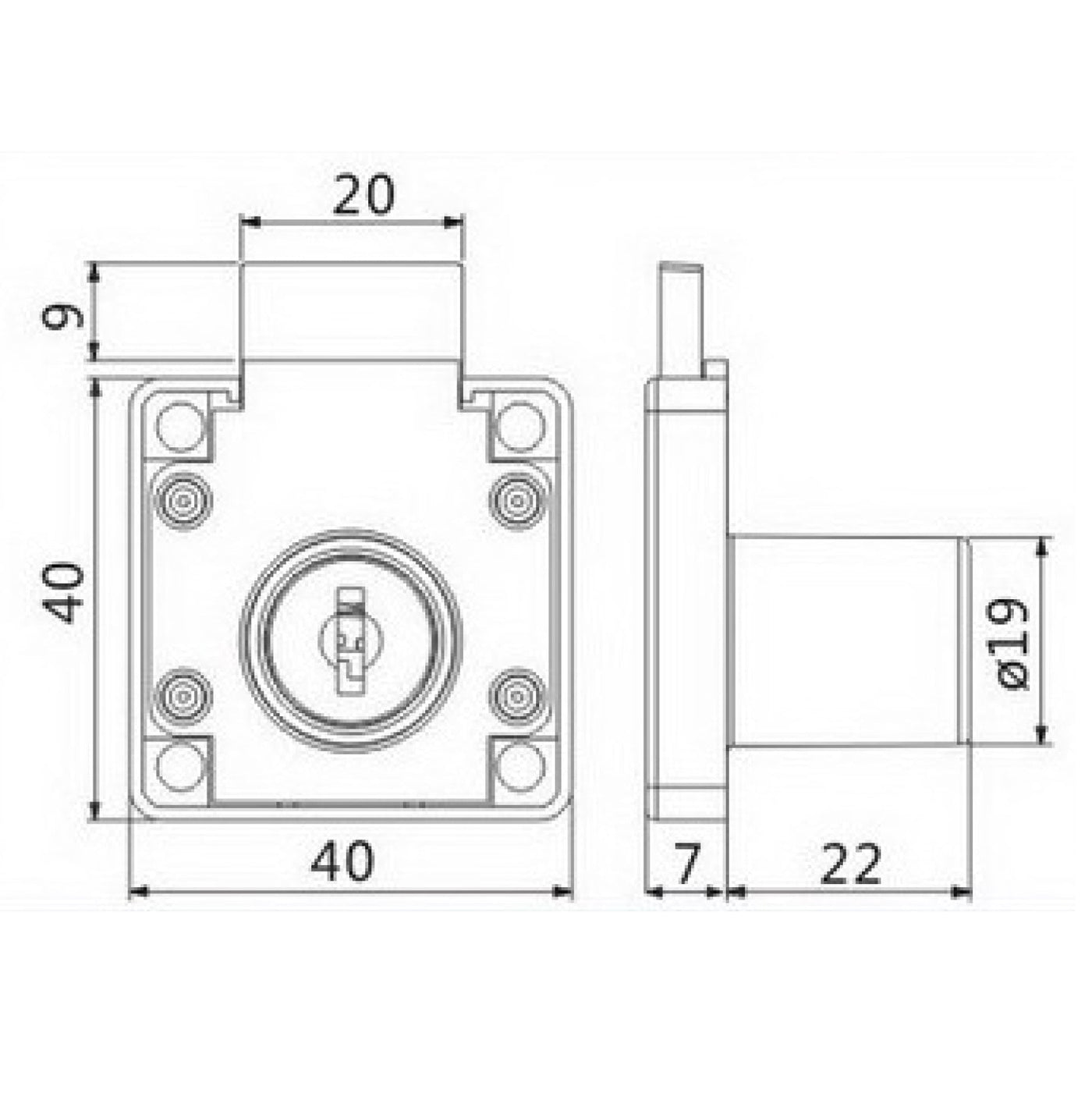 Master Key Evergood 138 Drawer Lock for Sale Philippines
