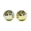 Curtain Rod End Cap (13mm) Brass or Silver