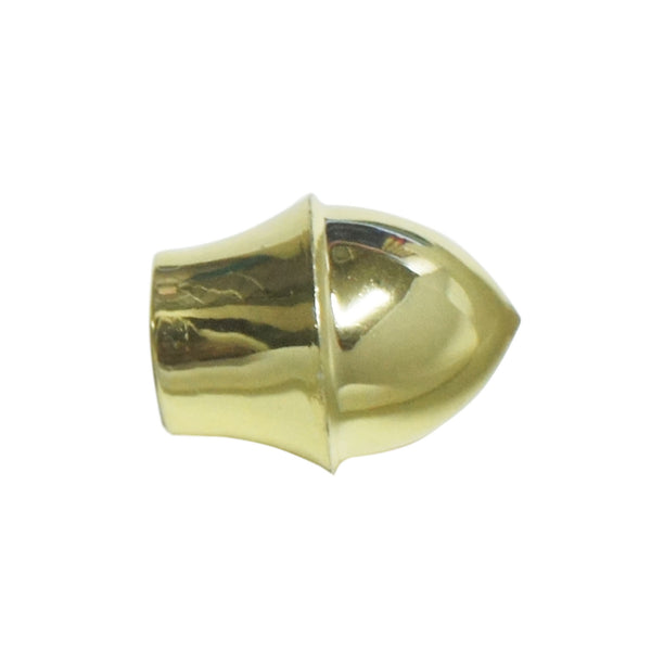 Curtain Rod End Cap (13mm) Brass or Silver