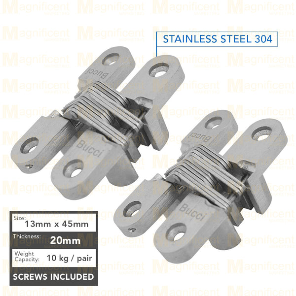 Bucci Stainless 304 Invisible Hinge