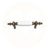 1401 White Antique English Classy Ceramic Pull