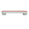 164 White with Red Stripes Plastic Pull - Magnificent Marketing (DIY Builders Hardware)