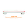 164 White with Red Stripes Plastic Pull