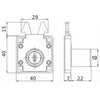 Evergood 202 Mortise Shutter Lock