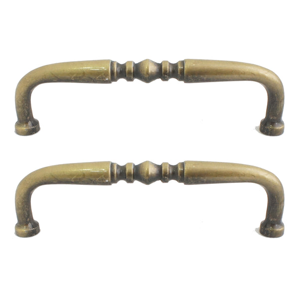 2119 Plain Antique Brass Pull - Magnificent Marketing (DIY Builders Hardware)