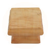 2289 Square Light Oak Wooden Knob