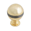 2629 Two Toned Solid Brass Knob