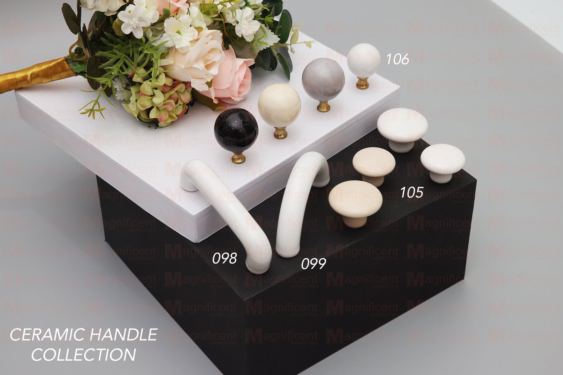 098 Plain White Ceramic Pull for Sale Philippines
