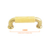 3113 Light Oak Zinc Brass Plated Pull