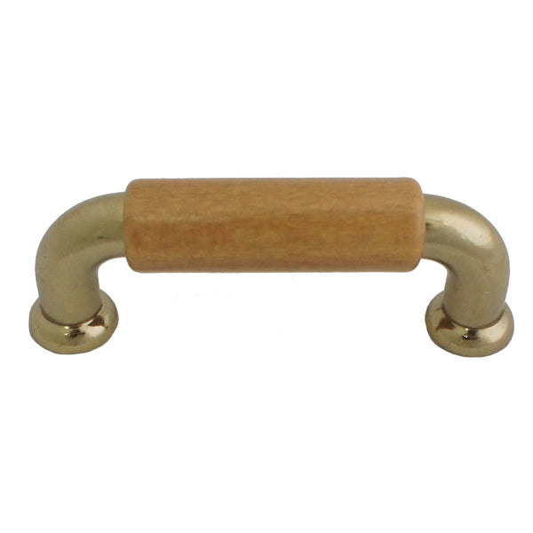 3113 Dark Oak Zinc Brass Plated Pull - Magnificent Marketing (DIY Builders Hardware)