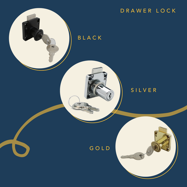 Evergood 138 Black Drawer Lock