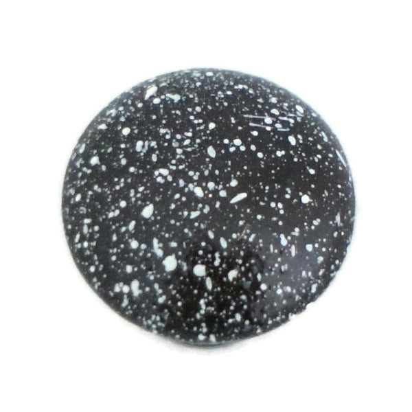 387 Sprinkled Black Marble Zinc Alloy Knob