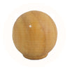 4112 Spherical Light Pine Wooden Knob