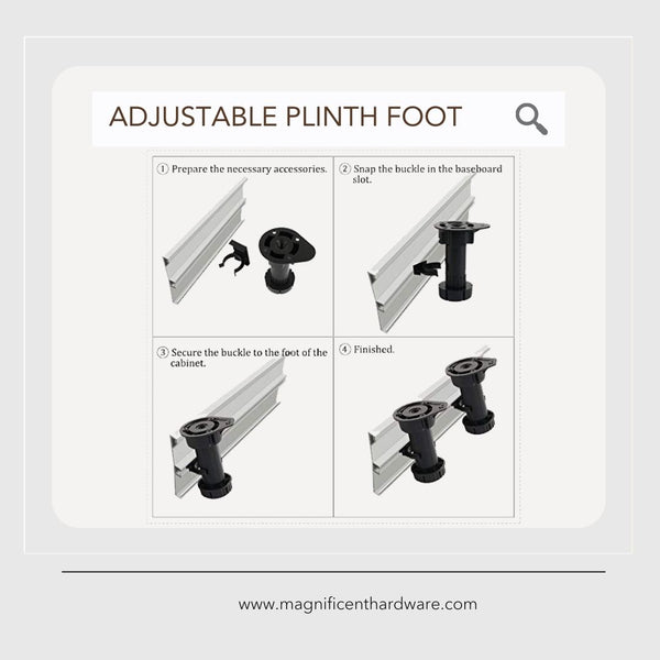 Plastic Plinth Foot