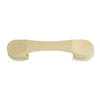 523 Oak with Brass Base Plastic Pull Handle - Magnificent Marketing (DIY Builders Hardware)