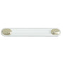 526 White Oak Brass Plastic Pull Handle - Magnificent Marketing (DIY Builders Hardware)