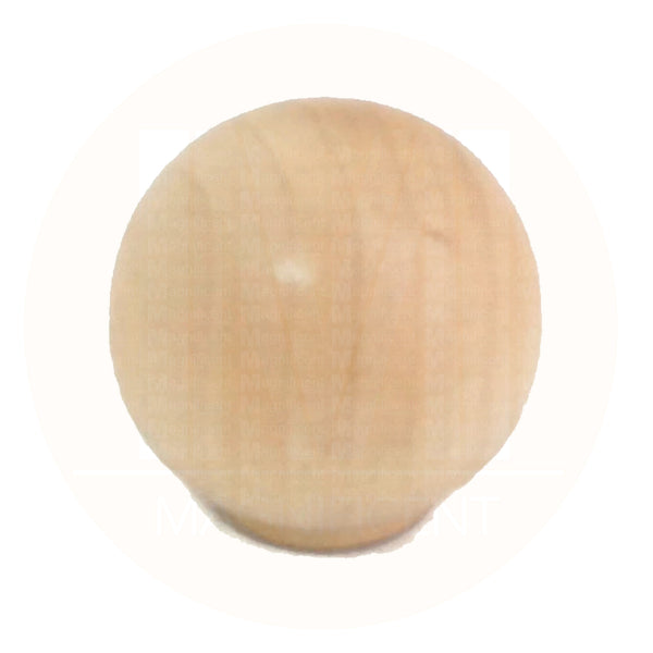 6108 Spherical Light Oak Wooden Knob
