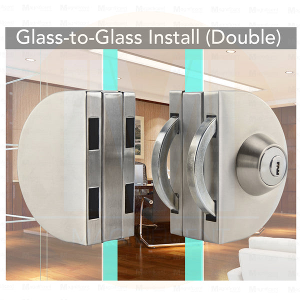 Tajima Frameless Glass Door Lock