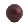 6533 Rounded Dark Red Marble Plastic Knob - Magnificent Marketing (DIY Builders Hardware)