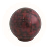 6533 Rounded Dark Red Marble Plastic Knob