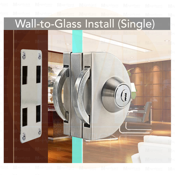 Tajima Frameless Glass Door Lock