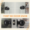 Corona Black Tubular Entrance Keyed Lock