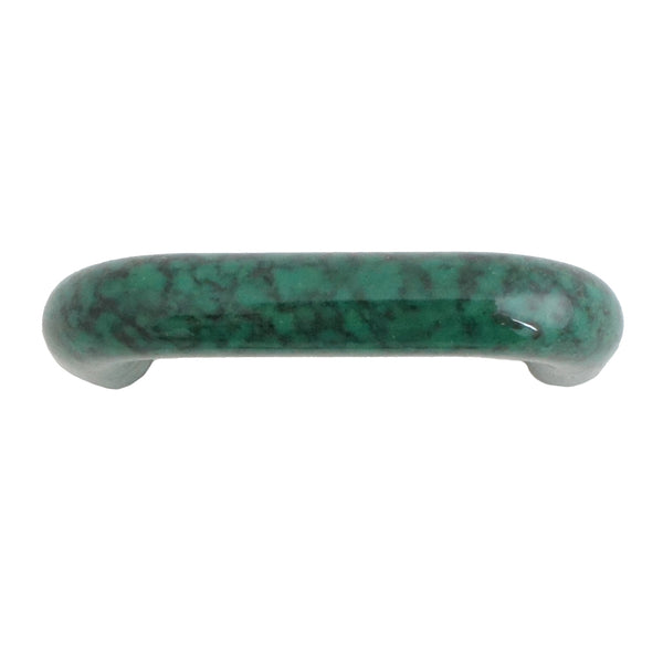 8296 Green Marble Plastic Pull Handle - Magnificent Marketing (DIY Builders Hardware)
