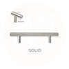 9925 Stainless Solid Pull Handle
