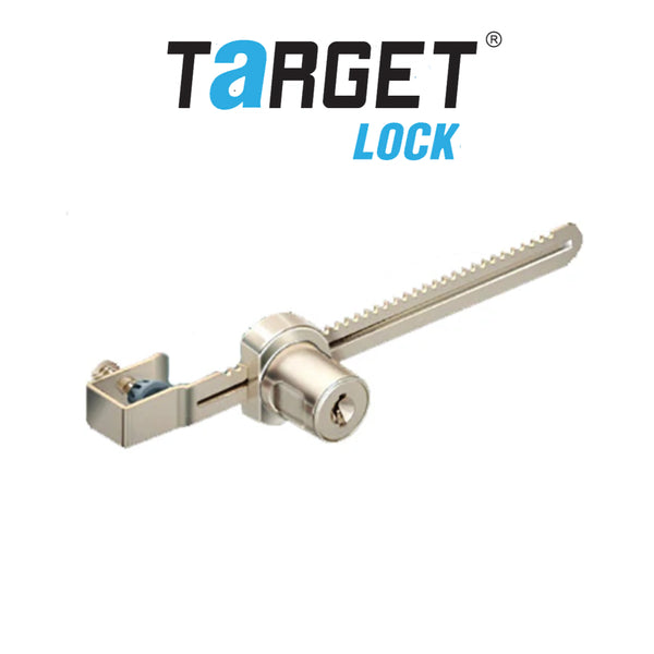 Target 9013 Sliding Glass Lock with Ratchet Bar