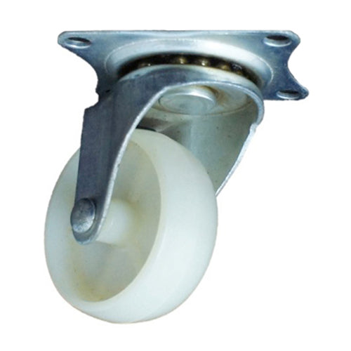 Plate Type White Nylon Caster (4 pieces)