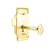 Flush Mounted Brass Lock