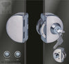 Tajima Frameless Glass Door Lock